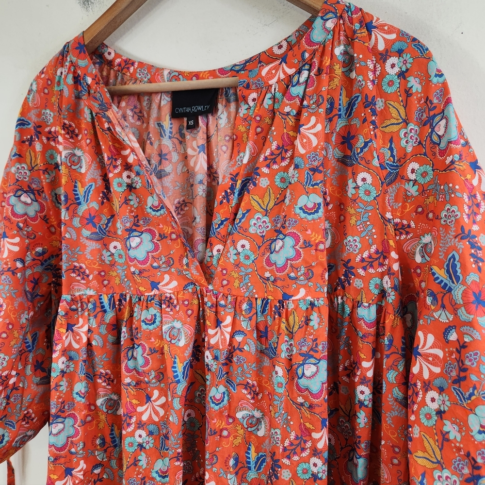 Cynthia Rowley Penelope Orange Blossom Dress - Picture 3 of 7